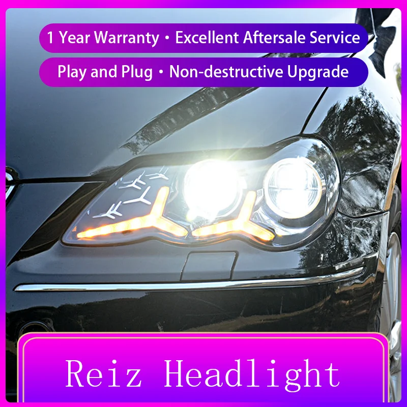 

Автомобильные лампы для Toyota Mark X Reiz 2005-2009, передние фонари, динамическая лампа дневных ходовых огней, ксеноновая линза проектора, аксессуары для автоинструментов