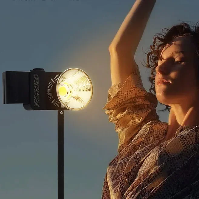 Professional 100W Video LED COB Continuous Light 2700-7500K CRI 95+ Photographic LED Light for Video Shooting Recording ZC-100bi