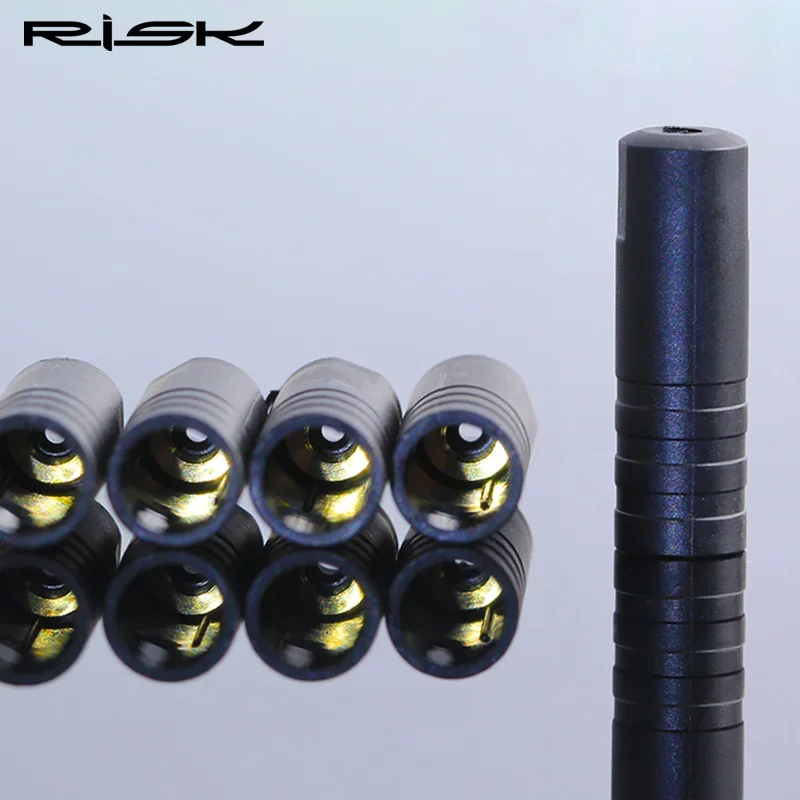 RISK 20/50/100pcs Bike Basic Cable end Caps 4mm shift 5mm Brake Cable Cover Dustproof Bicycle Brake Derailleur Shifter Cable Cap