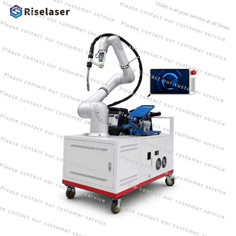 6 Axis Collaborative MIG Welding Cobot Arc Welding System Hand Drag Programming Industrial Automatic Welder Workstation