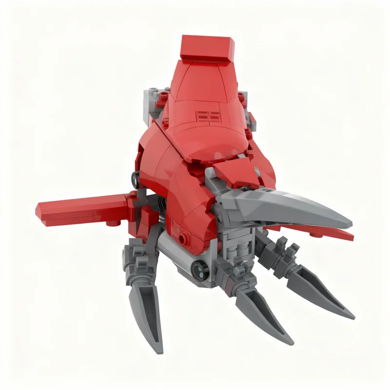 590pcs MOC Chelicerate Leviathan Subnautica Below Zero Icons Model Building Blocks DIY Gift Creative Collectible Display Decor