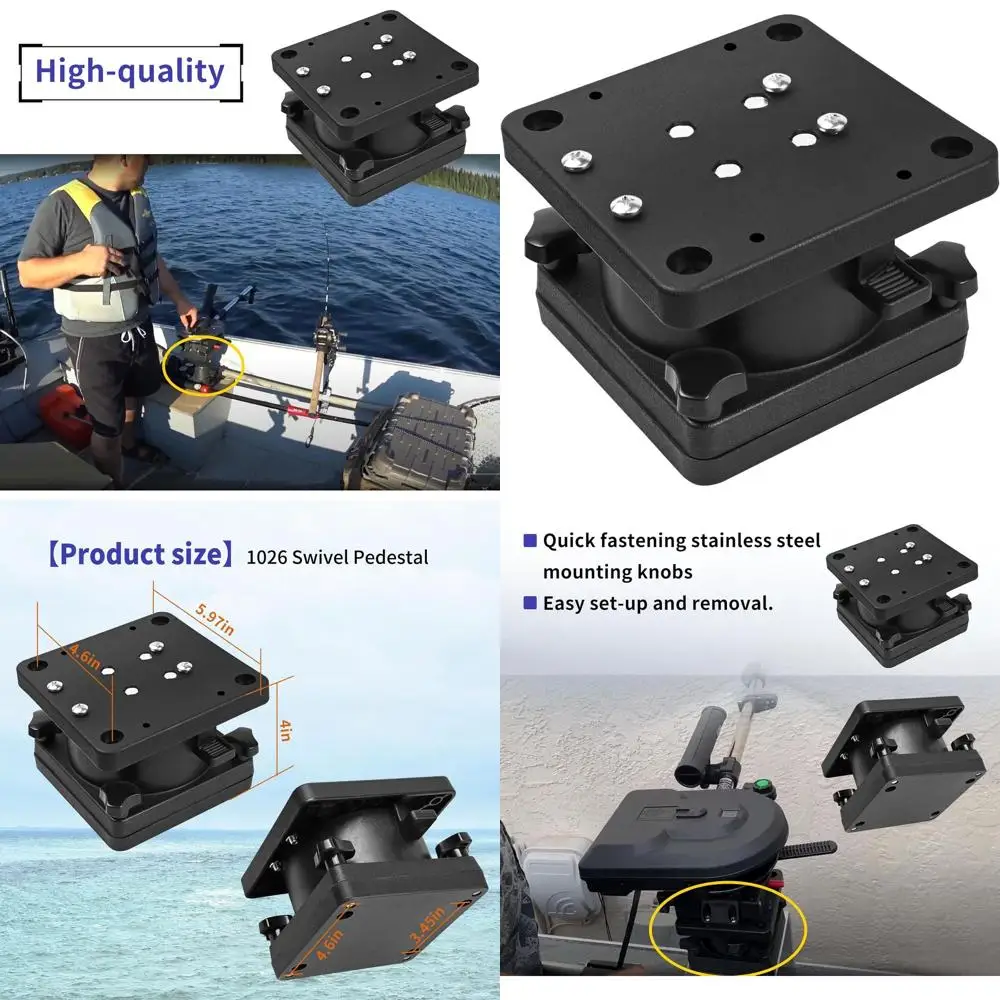 1026 Soporte de Pedestal Giratorio para Modelos Negro Pequeño