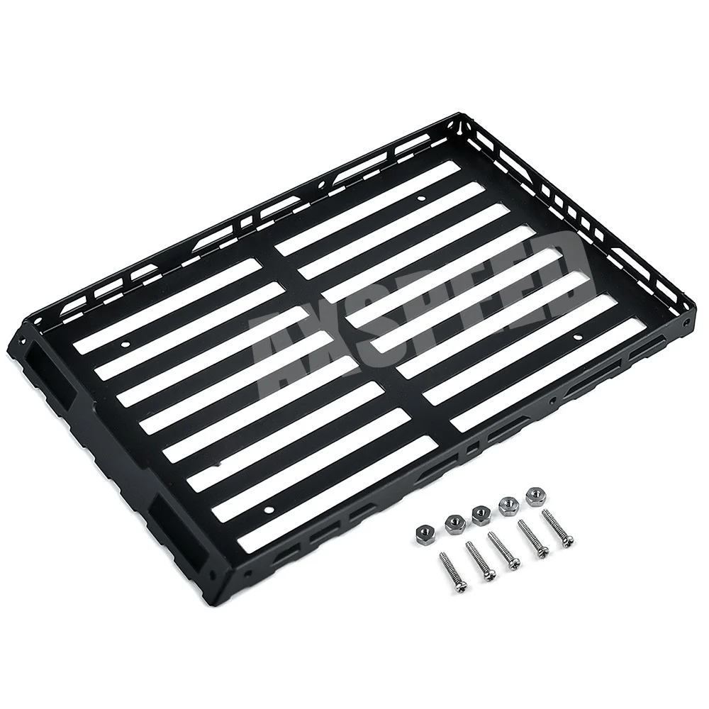 AXSPEED metalowe 86*57mm bagażnik bagażnik dachowy dla Kyosho MINI-Z 4 × 4 JEEP Wrangler 1/24 gąsienica RC samochodowe akcesoria dekoracyjne