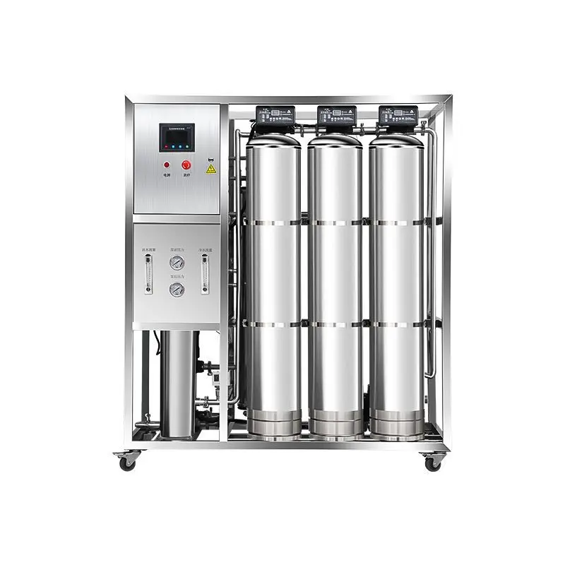

Commercial Industrial RO Deionized Water Purifier Ultra-Pure Direct Drinking Reverse Osmosis Equipment 500L Capacity 1-Year