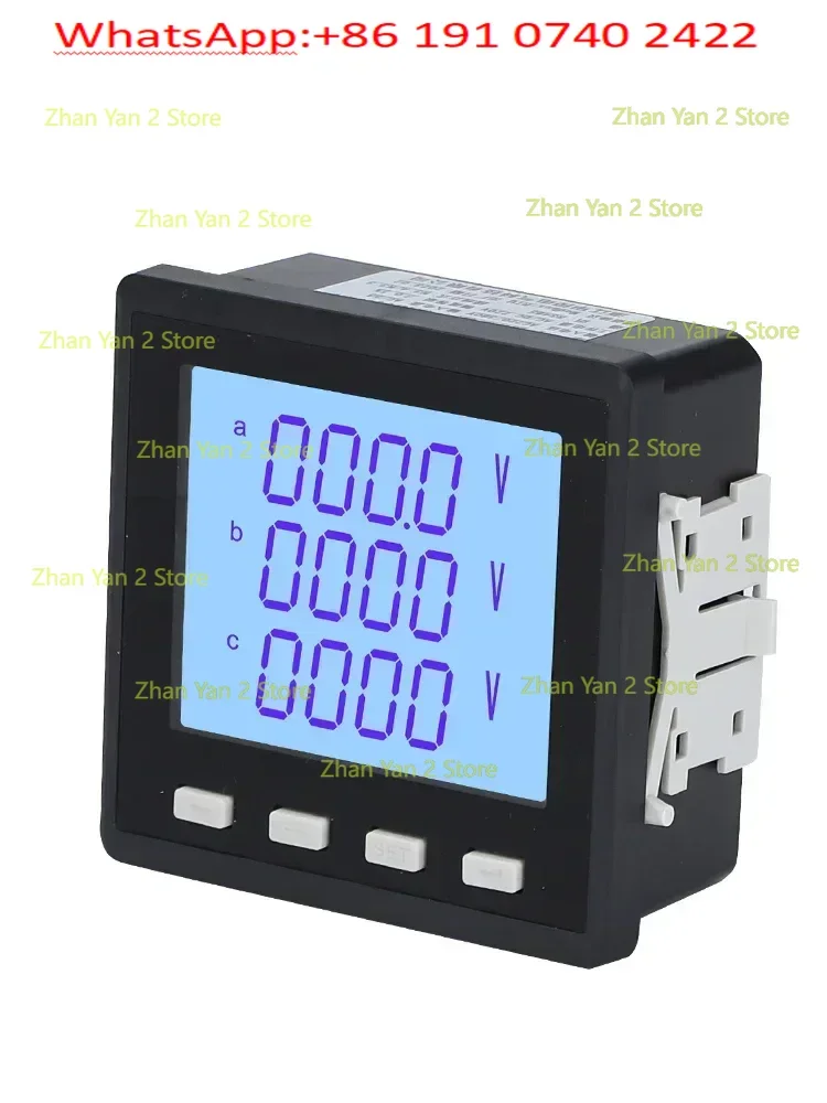 1PCS multi-function power meter LCD digital current and voltage  RS485 communication level 0.2