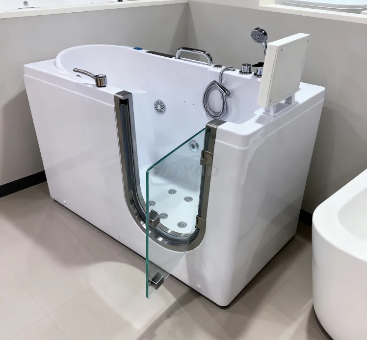 Foshan Walk-In Bathtub With Door For Elderly Yacuzzi And Disabled Jakuzzi Whirlpool Massage Tub Portable Bathtubs With Shower