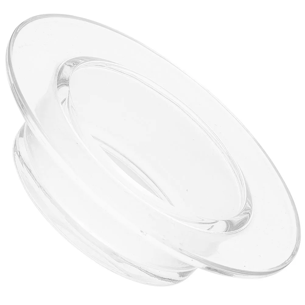

4.6 Inch Transparent Glass Wax Melt Bowl Replacement Dish Sleek Design for Essential Oils Home Office Wax Melt Warmer Bowl