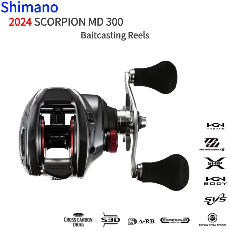 2024 SHIMANO Scorpion MD 300XG 301XG 300XGLH 301XGLH Low Profile