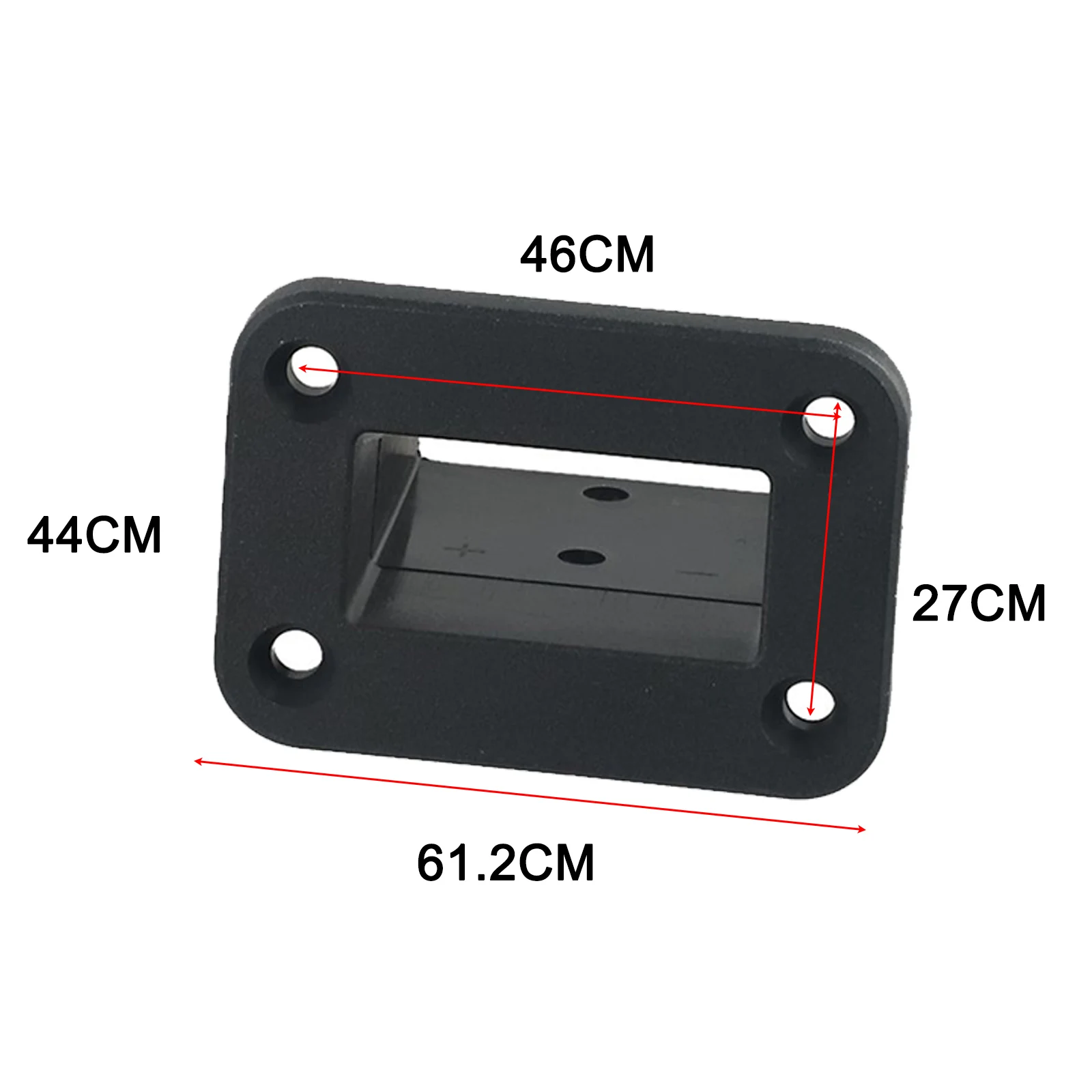 For Anderson Socket Panel Bracket Wire Cable Connectors 50A In-Line Installation 19 Spacing 2 Pins 50A Panel Recessed Mounting
