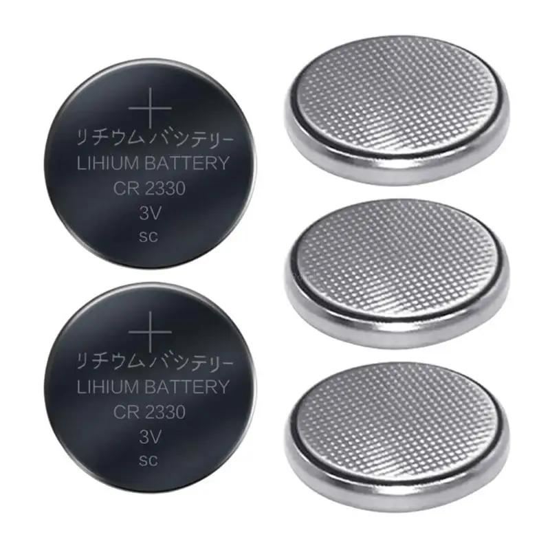 High Capacity CR2330 Button Cell Battery 3V for Car Key Fob Multiple Quantity CR 2330 Coin Cell Battery Optional