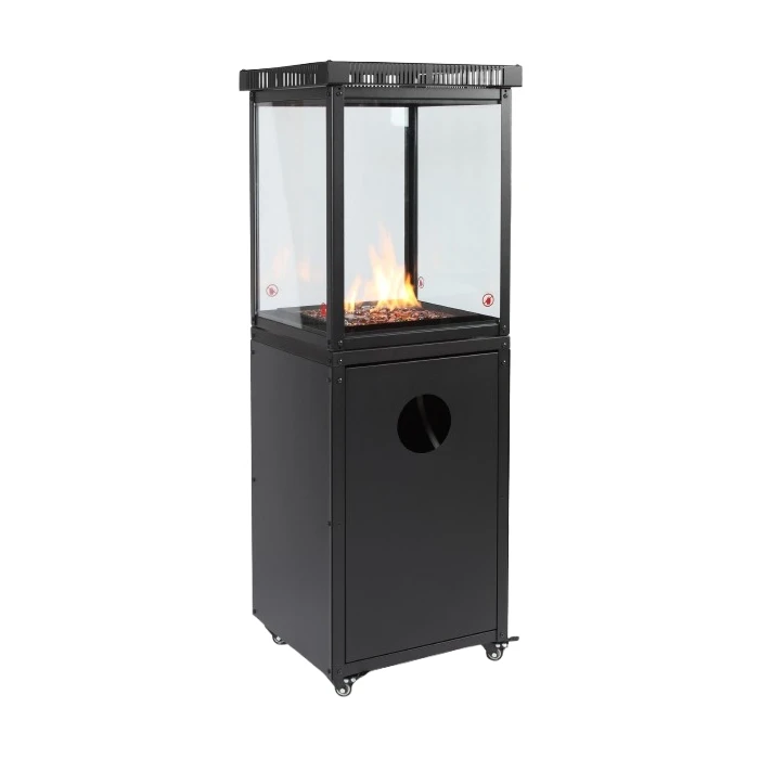 Portable 8kW Gas Patio Heater Outdoor Mobile Gas Fireplace