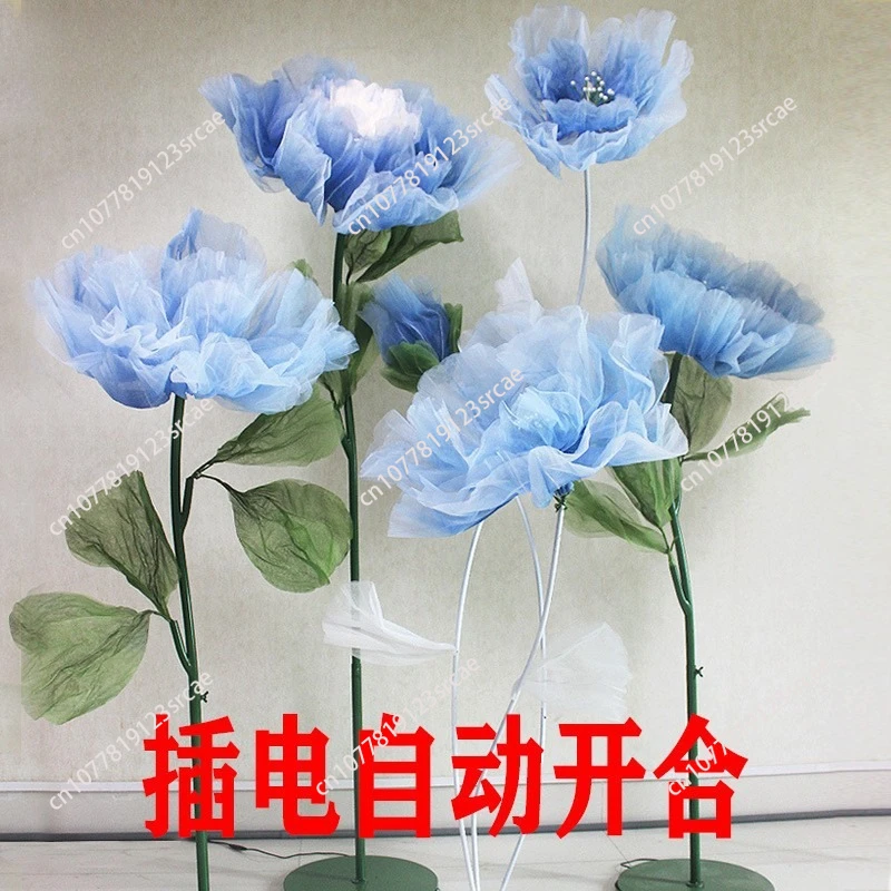 

Electric Automatic Opening Closing Artificial Flower Wedding Road Lead & Scene Decor
