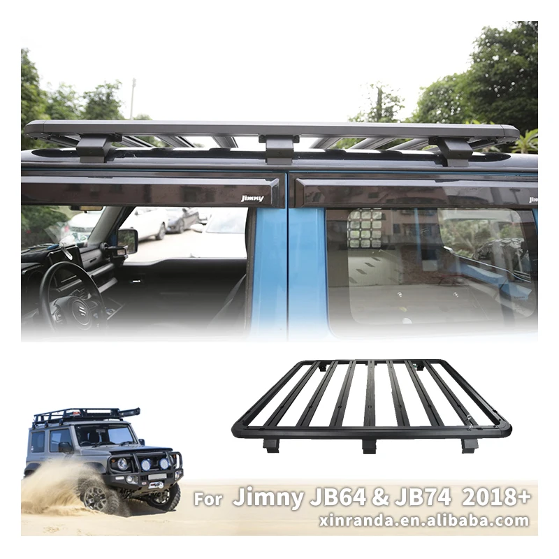 

Aluminium Alloy Roof Rack JB74 Jimny Sierra Accessories Roof Rack For Suzuki Jimny JB64 JB74 JB74W 2024 2023 2022 2021 2020 2019