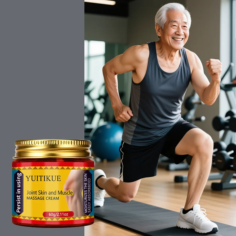 YUITIKUE Crema de masaje para articulaciones y músculos - Crema de masaje corporal hidratante que se absorbe fácilmente para músculos y articulaciones cansados
