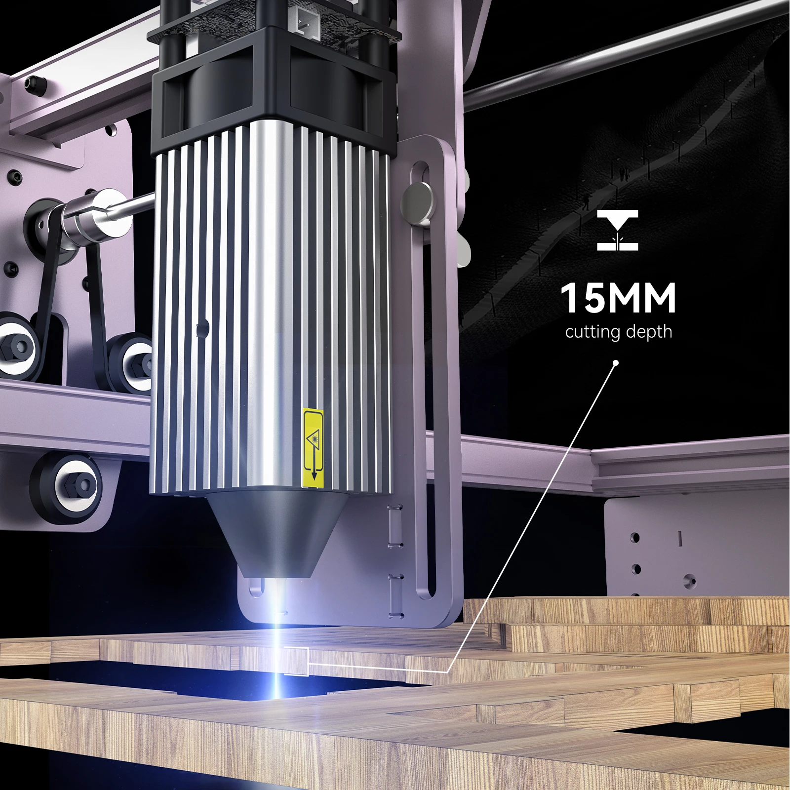 Oryginalny grawer laserowy AtomStack A5 Pro 40W CNC DIY grawerowanie ochrony oczu o stałej ostrości drewno akrylowa maszyna do cięcia laserowego