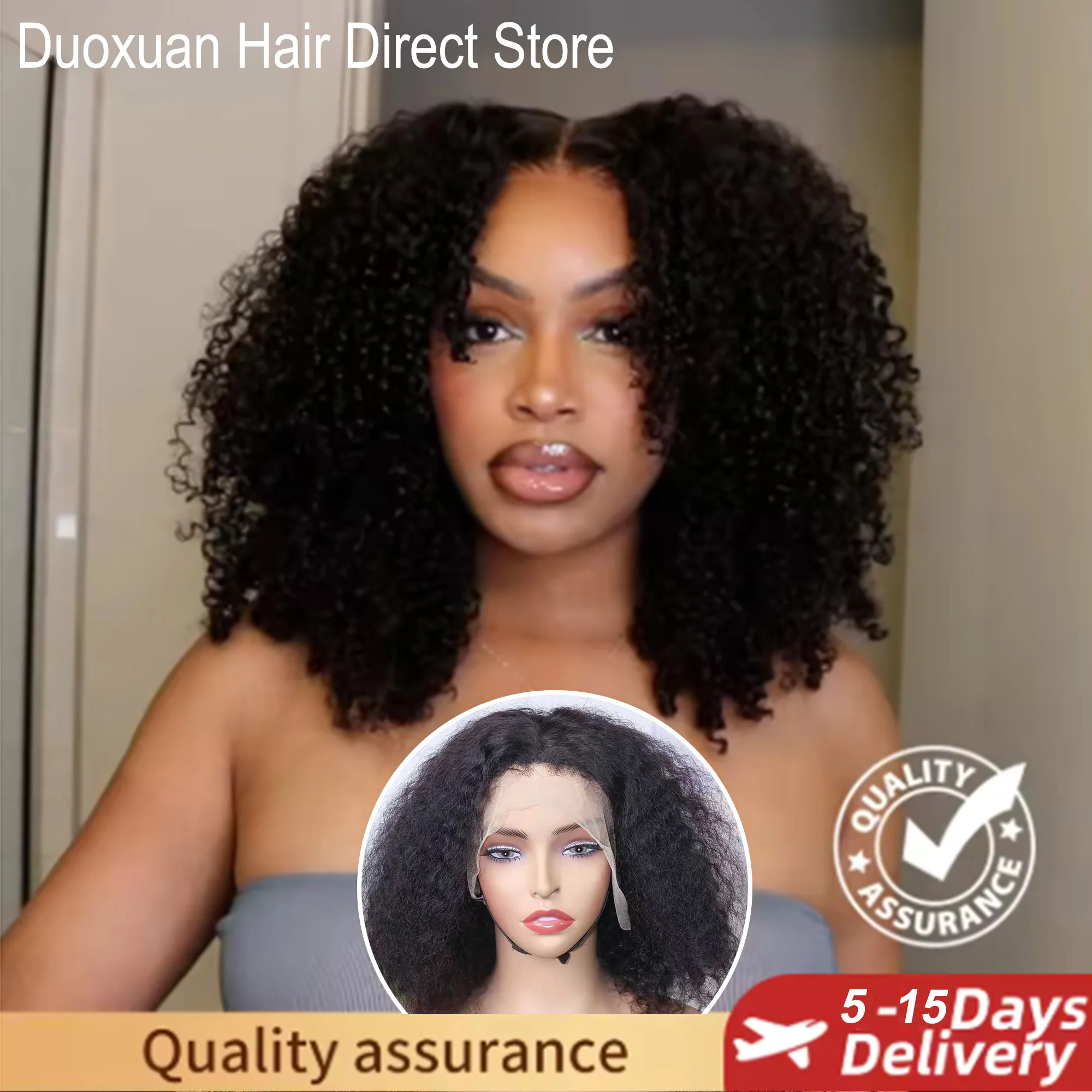 

Pelucas de cabello humano negro Natural, Bob corto, 200% de densidad, 4x4, onda de agua transparente, pelucas frontales de enca