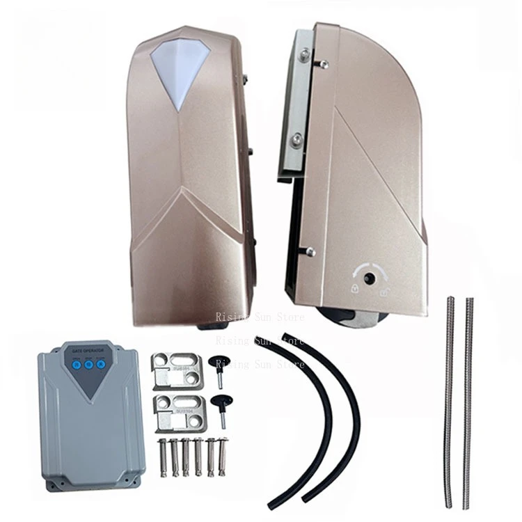 DC24V Motor Heavy  Automatic Revolving Door Opener 500kg * 2 Roller Kit Modern Villa Door Operator