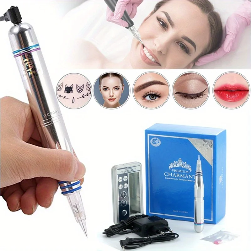 2024 Professional Tattoo Machine Charming Rotary Pen Microblade Lip Eyebrow Eye Body Painting Cosmetics Beauty Health Supplies