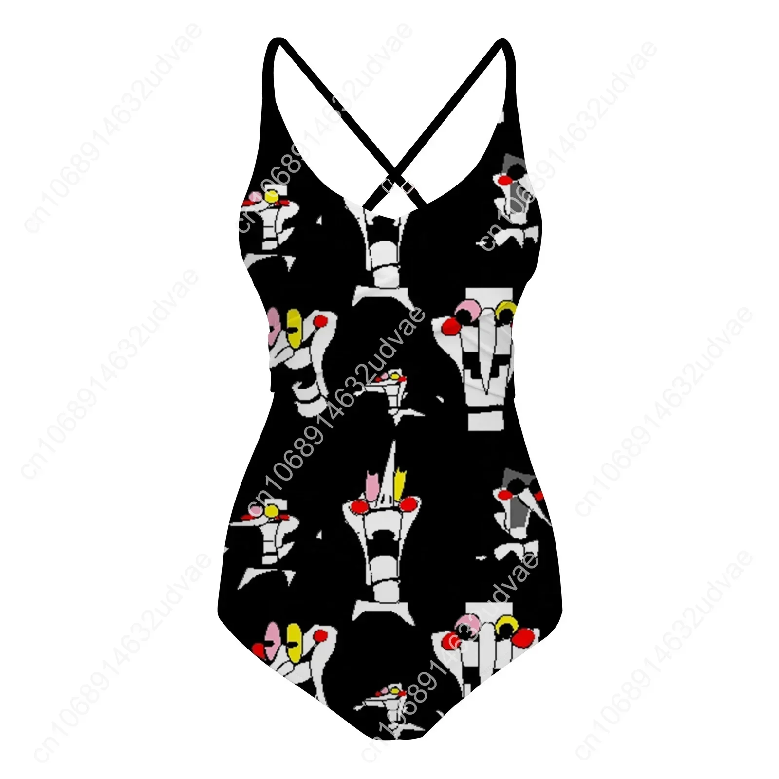 Deltarune Spamton Undertale Swimsuit Womens Sling Swimsuits Personalized Sexy Swimwear Bikini Summer Customize Bathing Suits