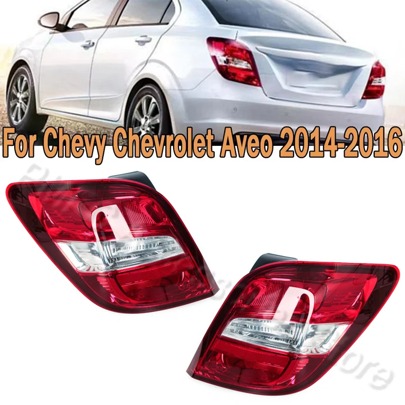 Tail Light Assembly For Chevy Chevrolet Aveo 2014 2015 2016 Rear Turn Signal Light Brake Light Stop Lamp Warning Fog Lamp