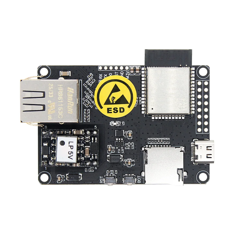 LILYGO ® TTGO T-Internet-POE ESP32-WROOM LAN8720A Chip Ethernet Adapter und Downloader Erweiterungsplatine Programmierbare Hardware – Detail 2
