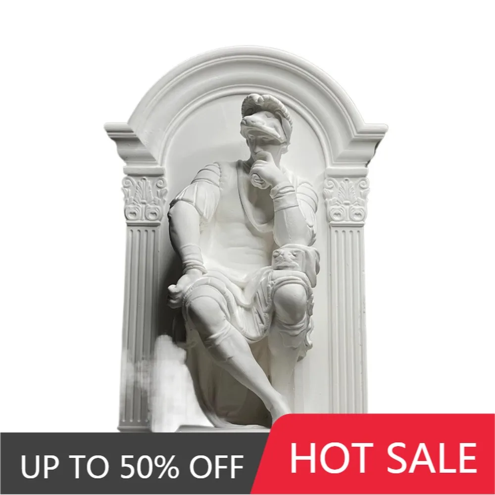 Vintage Lorenzo De 'Medici Plaster Statue Crafts Desk Decoration Ornaments Renaissance Characters Sculpture Room Aesthetic Decor