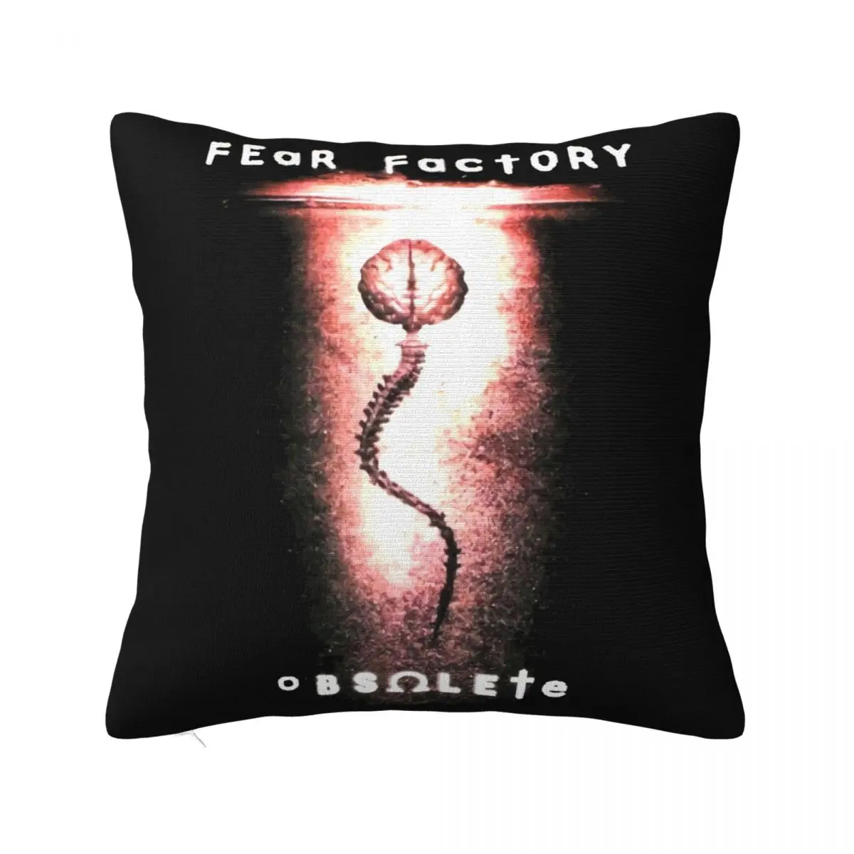 Fear Factory Obsolete Black Industrial Metal Nailbomb Mushroomhead Discount Top Quality Brand Adult Pillow Case