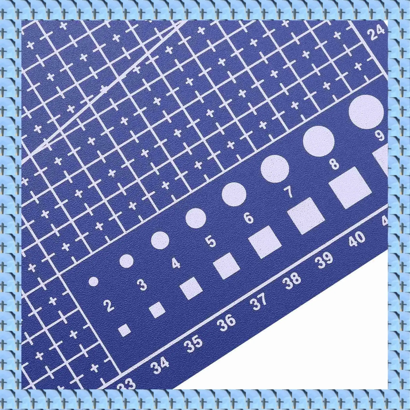 NOCM 2X A3 / 45 X 30Cm Sewing Cutting Mats Reversible Design Engraving Cutting Board Mat Handmade Hand Tools
