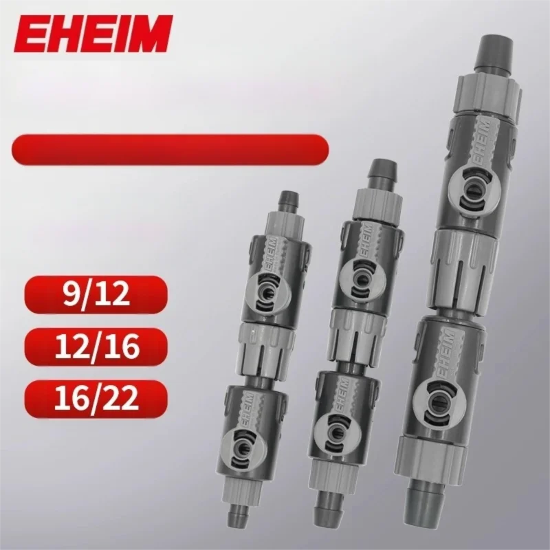 EHEIM DOUBLE TAP with Quick COUPLING AQUARIUM FILTER Release Coupling Llave Doble 9/12mm(S) 12/16mm(M) 16/22mm(L)