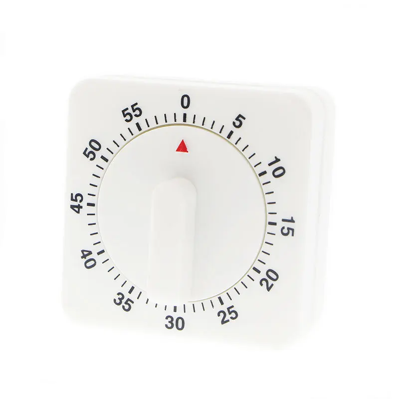50pcs 60 Minutes Mechanical Kitchen Timer Square Chef Cooking Timer Clock with Loud Alarm Kitchen Home Baking Tools ni637