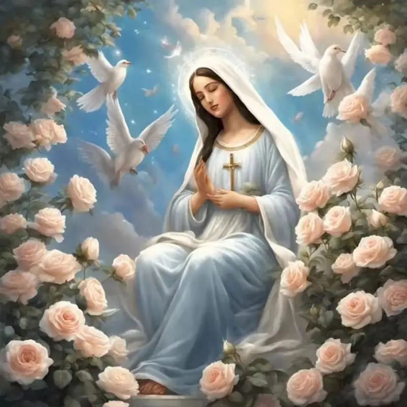 

PhotoCustom 5D Diamond Painting Woman Cross Stitch Diamond Mosaic Portrait Picture Embroidery Rhinestones Wall Decor