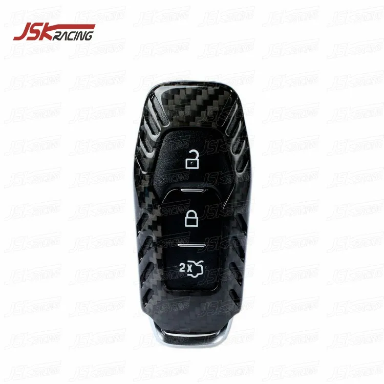 CARBON FIBER KEY FOB COVER for 2015-2018 FORD MUSTANG