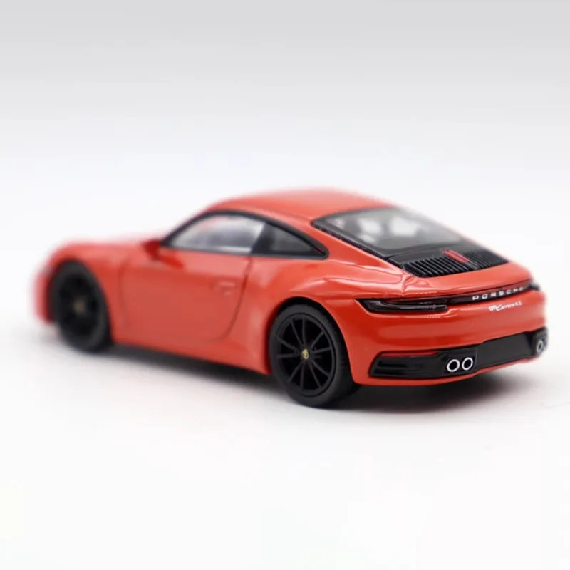 MINIGT Model samochodu sportowego 911 4S w skali 1:64, odlew ze stopu, symulacja, statyczny model do kolekcji, dekoracja, świąteczny prezent, pamiątka.