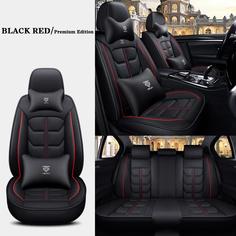 

Universal Complete Set Of Car Leather Seat Covers For SEAT All Models For LEON Ibiza Tarraco Ateca Arona Altea Auto Accessories