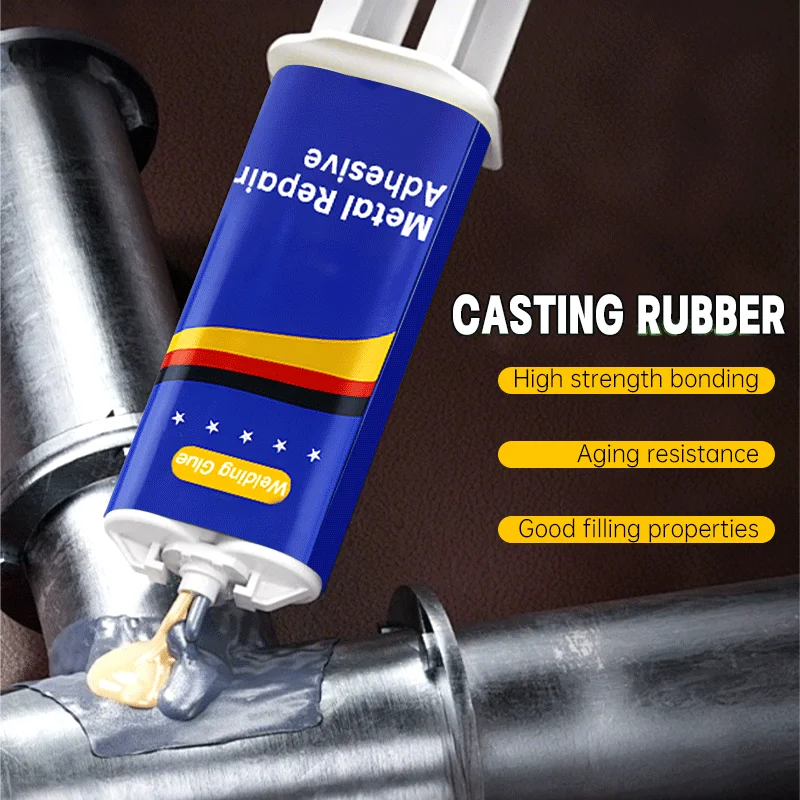 Cold Welding Glue High Strength Metal Repair Glue Strong AB Glue Magic Plastic Repair Industrial Repair Casting Adhesive Agent
