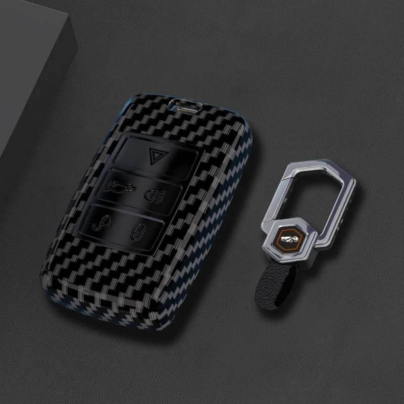 ABS Car Key Case For Land Rover Range Rover Sport Evoque Velar Discovery 5 Jaguar XE XF E-Pace F-Pace A9 A8 X8 XJ XFL XJL - view 4