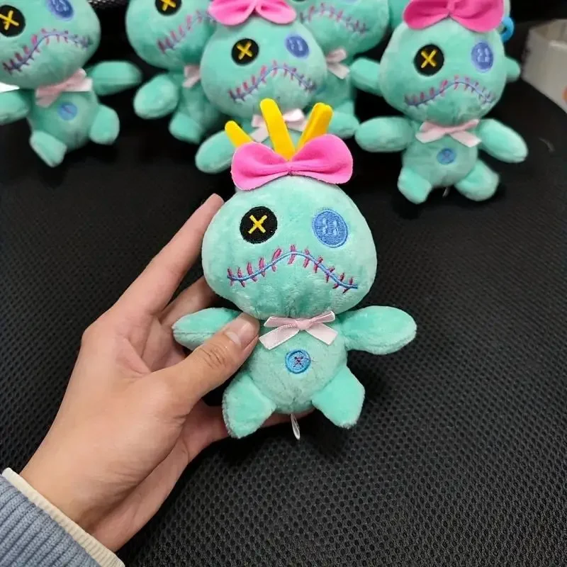 

Плюшевая игрушка-брелок Disney Cartoon Stitch Scrump, украшение для детского рюкзака, подвеска на брюки, подарок для мальчика
