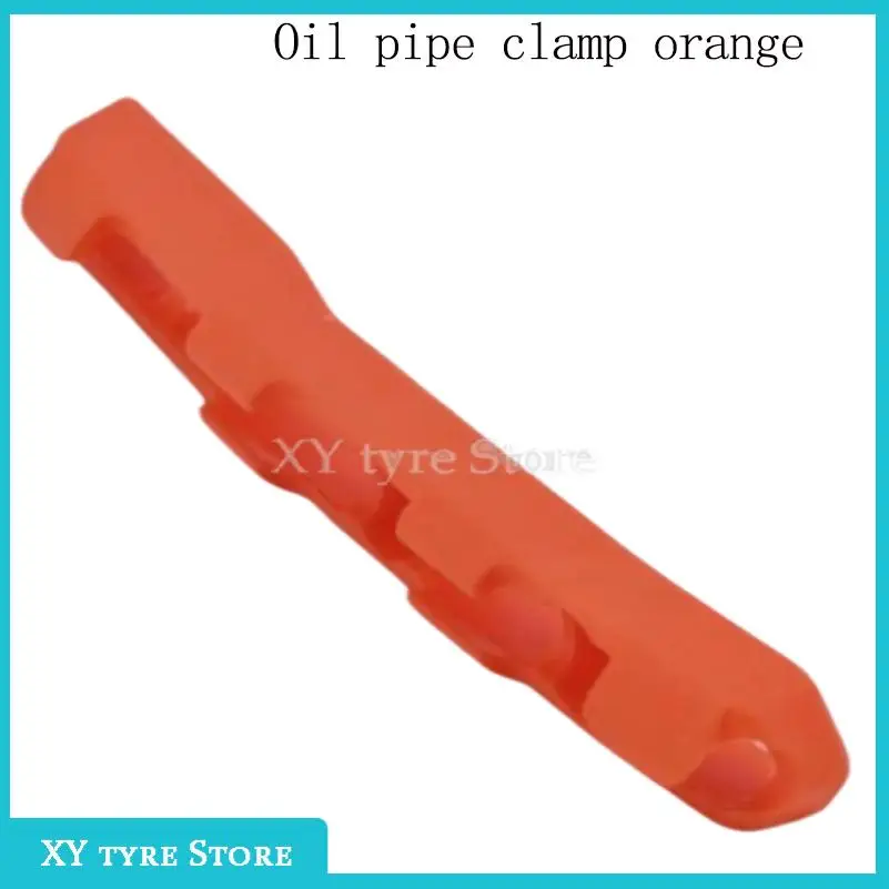 Off-road motorcycle orange fork pipeline buckle oil pipe clamp