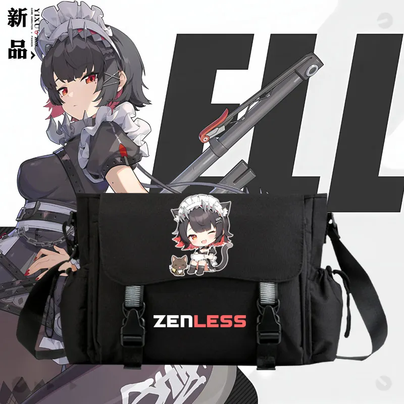 

Anime Zenless Zone Zero Ellen Joe Adolescent Kids Bag Shoulder Bag Student Leisure Backpack Messenger Bag Game Envelope Bag