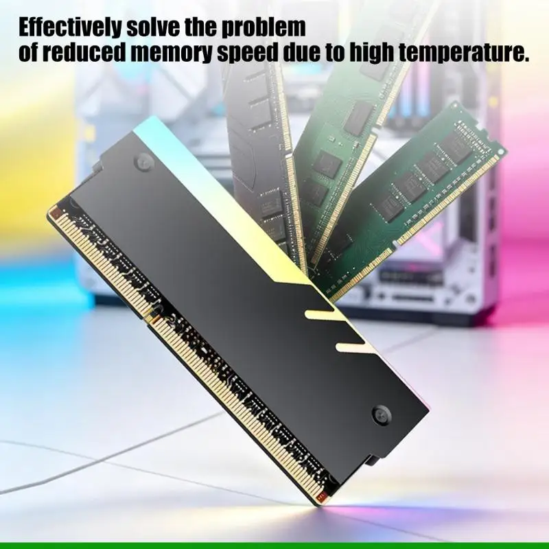 U55C DDR5432 Gaming RAMs Memory Heatsink with Metal Construction And ARGB