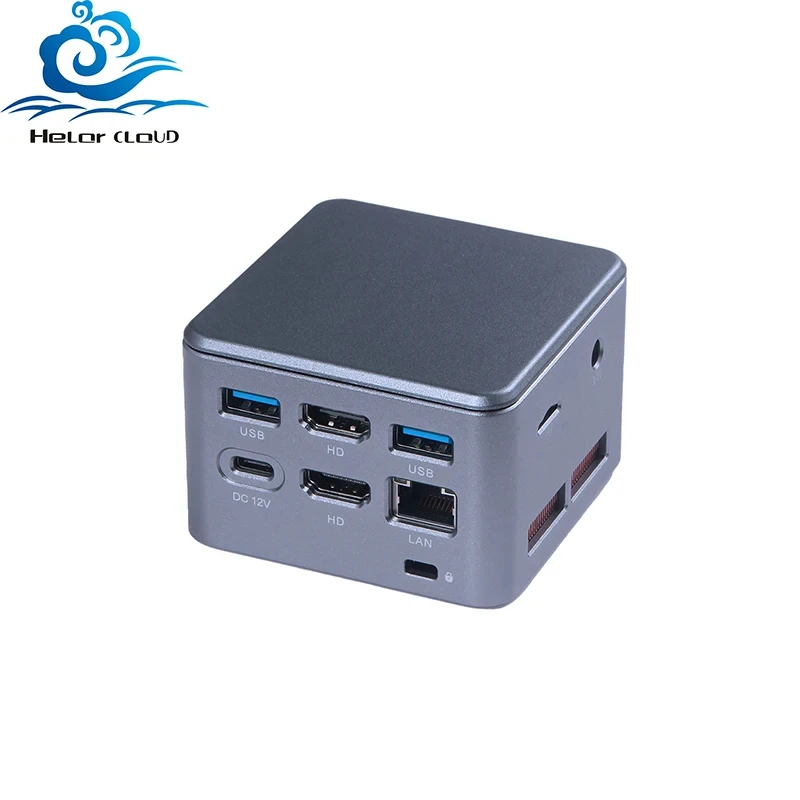 Helorpc Mini PC Intel Celeron N5105 LPDDR4 Max to16GB 128GB/256GB M.2 NVMe SSD Intel AC7265 WiFi BT4.0 GbE LAN  Win 10/11 Linux