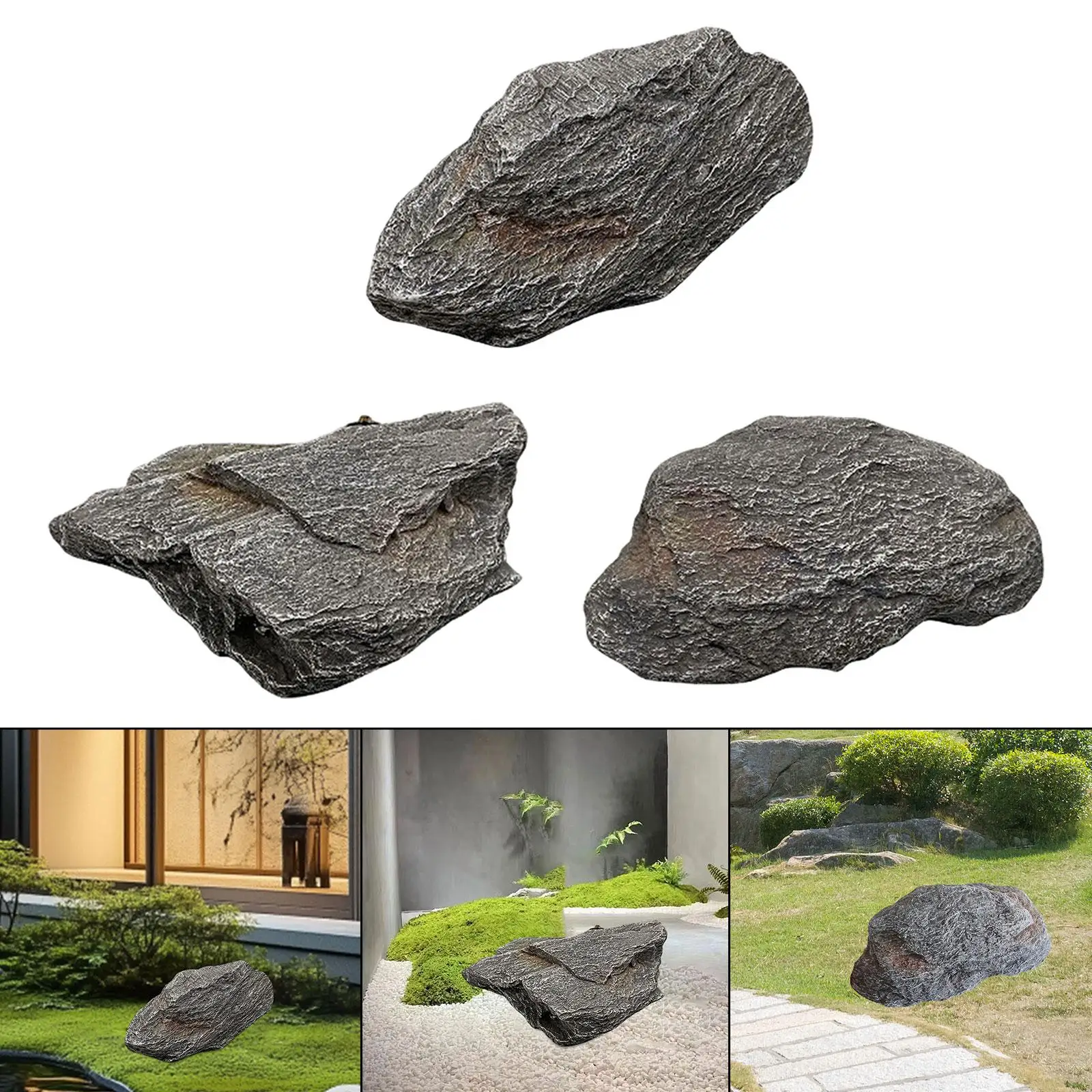 

Realistic Foam Stone Cover for Pump Landscape Feature for Garden And Patio