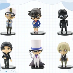 Anime Detective-Conan PVC Anime Action Figure Model Gifts Collectible Figurines 9 - 12 CM 6 Pieces In A Set