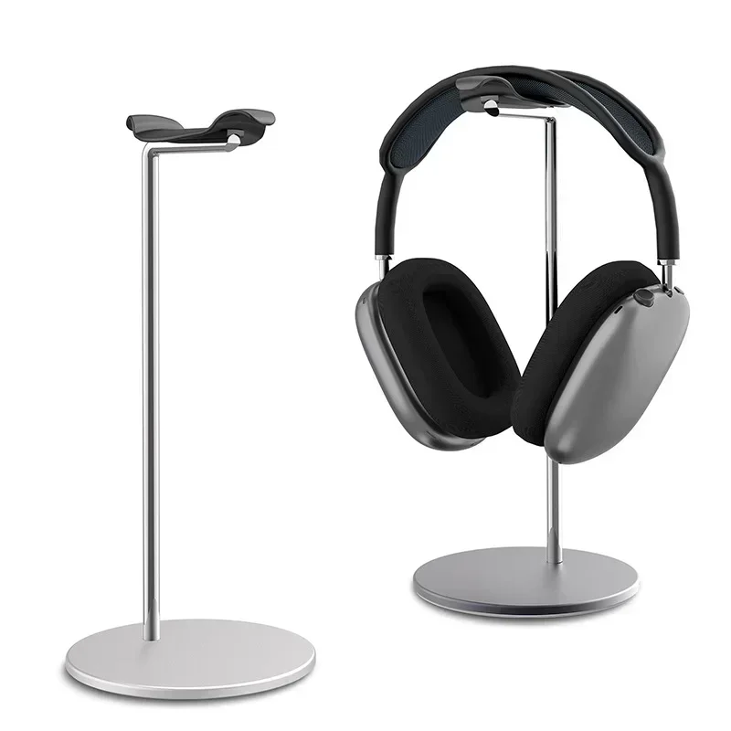 Aluminium Alloy Headphone Stand Rack Non-Slip Stand Holder Desk Gaming Headset Bracket Hanger Earphone Display Rack Space Saving