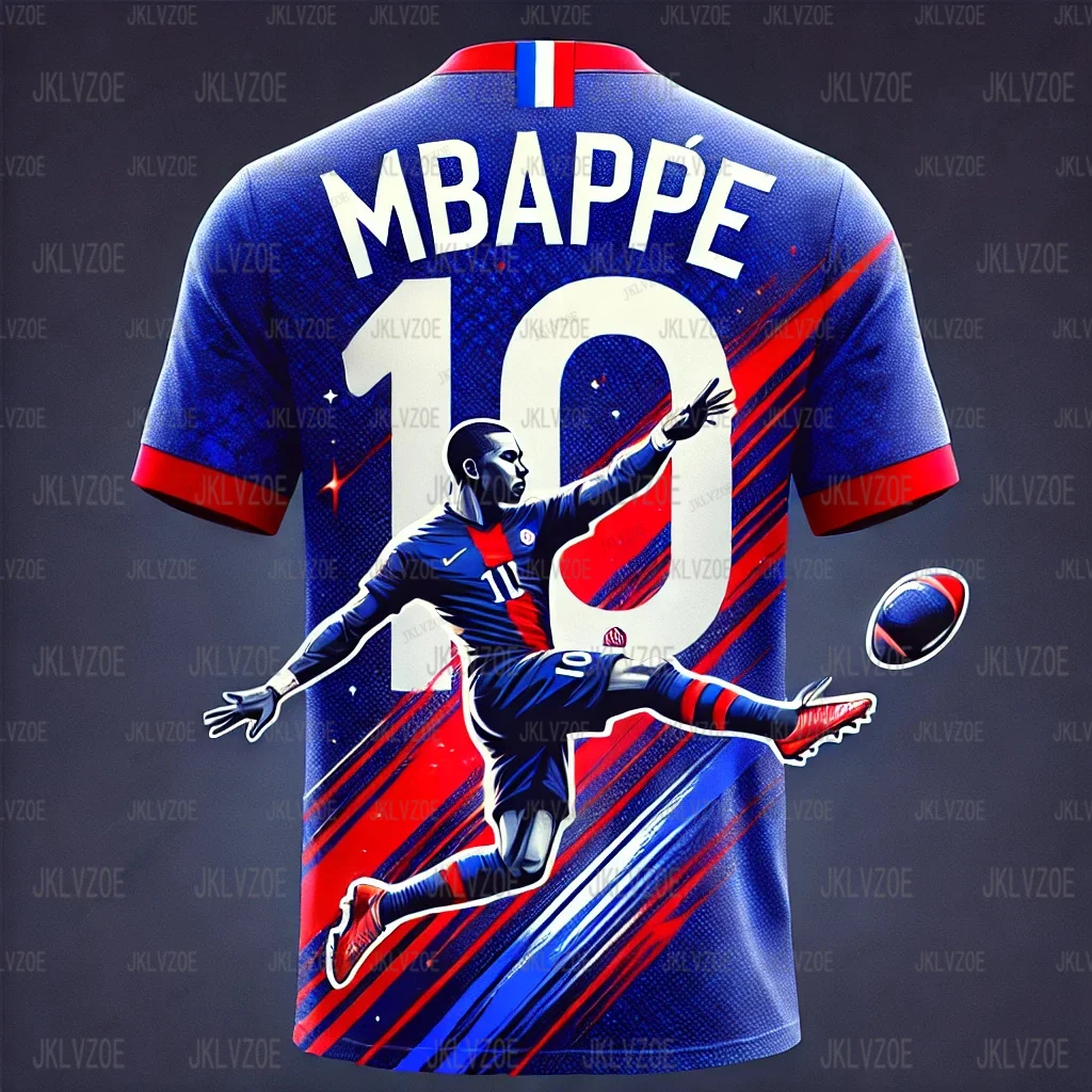 New 24/25 Summer Football Jersey Breathable Tees CHATGPT Design Edition Jersey Special Mbappe 10 Soccer Jersey For Kids/Adult