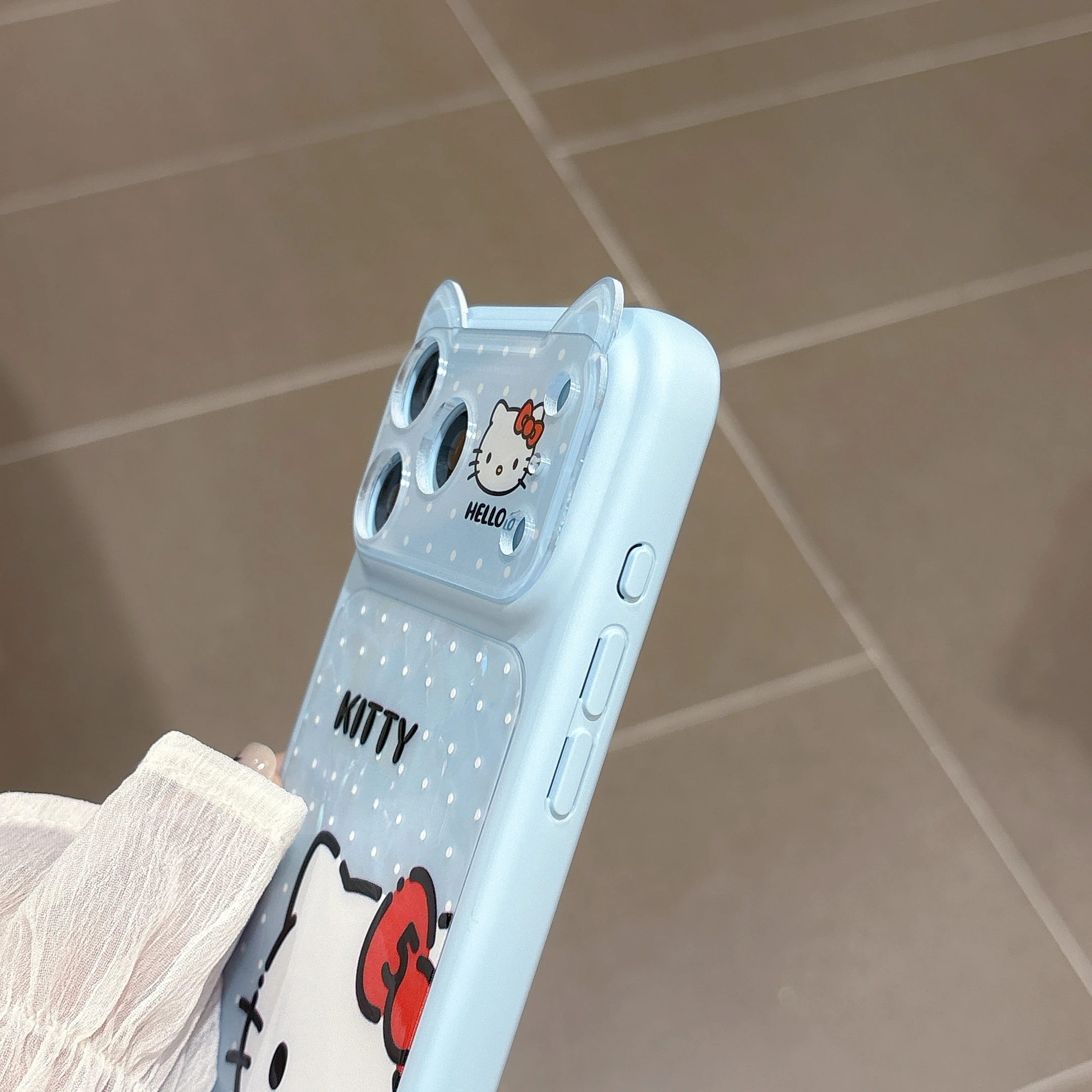 Cute Cartoon Y2K Hello Kitty Mobile Phone Case for IPhone 17 Pro Max 17 Pro 16 Pro Max 17 16 15 Pro Max Phone Case view 5