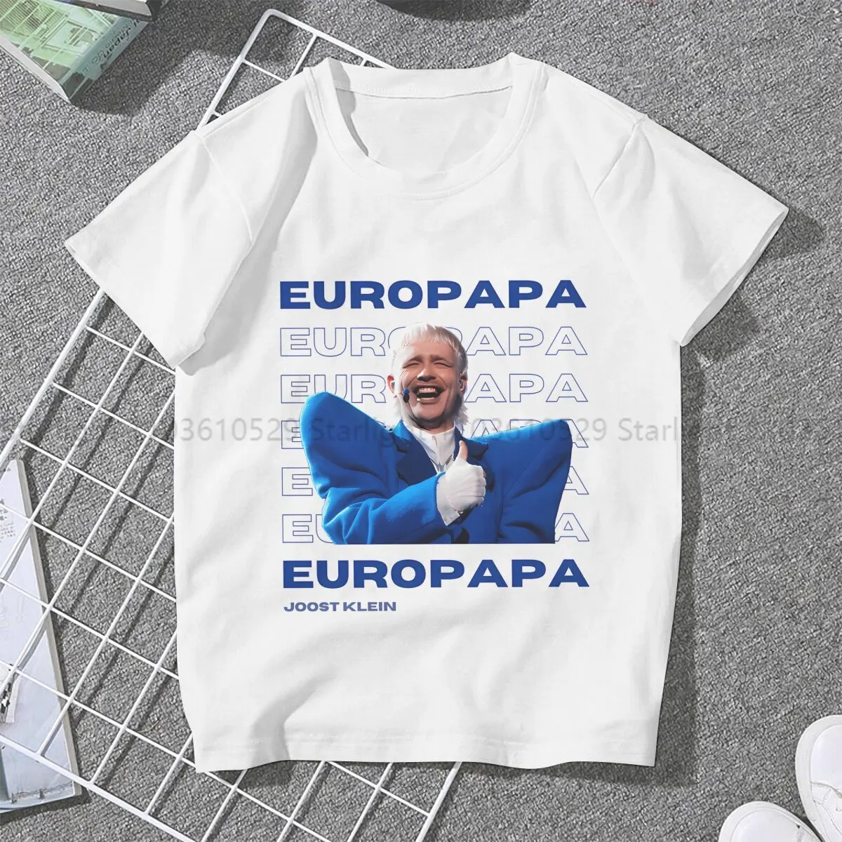 Joost Klein Europapa Women T Shirt Eurovision Netherlands Female Tops Polyester Harajuku Kawaii Y2k Tees Ladies Tshirt