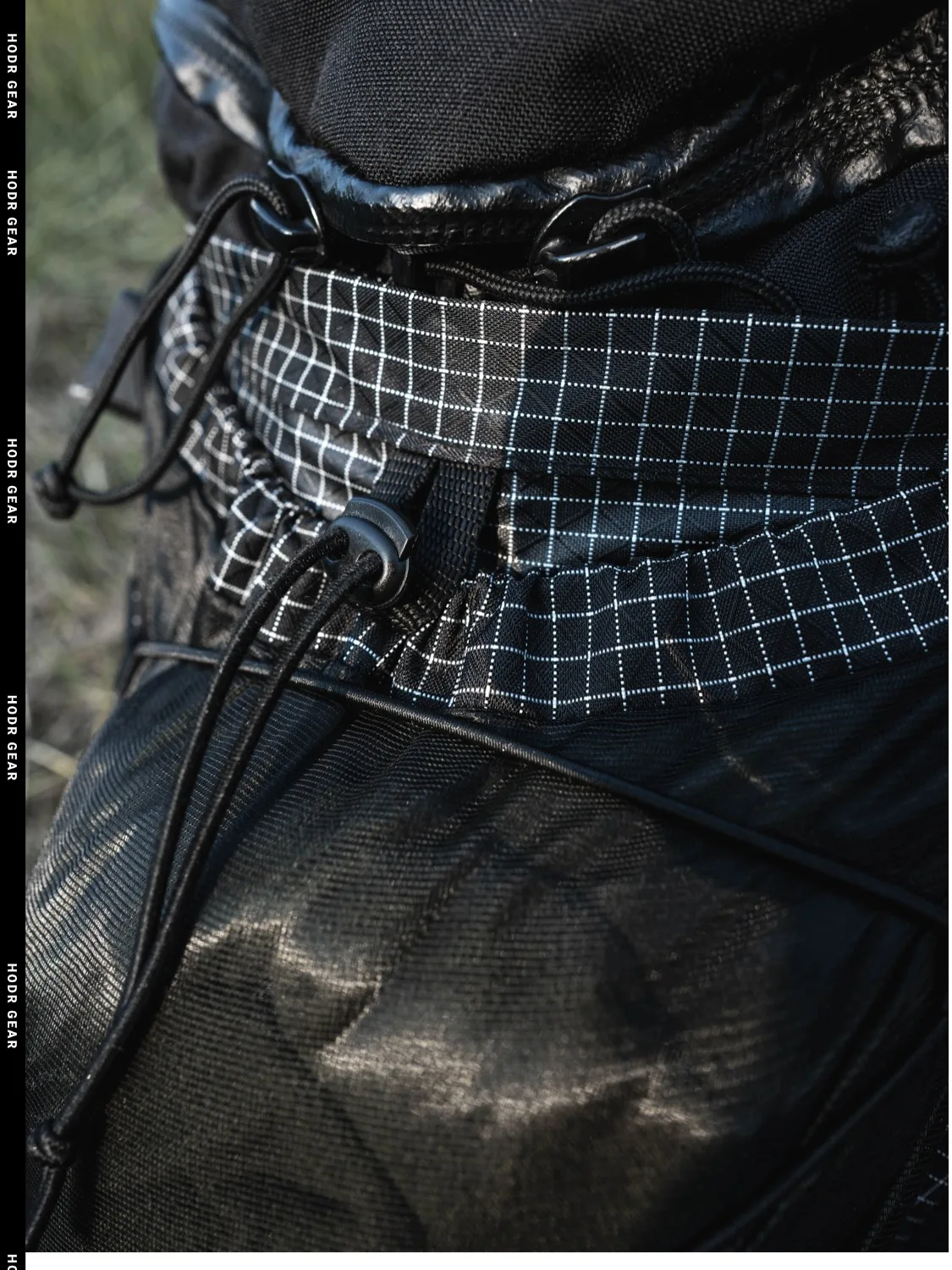 [HODRGEAR] Modularer Känguru-Rucksack Erweiterung 6L Ultraleicht 58g Gridstop für Wandern Trekking UL Gear Beaver Tail – Detail 19