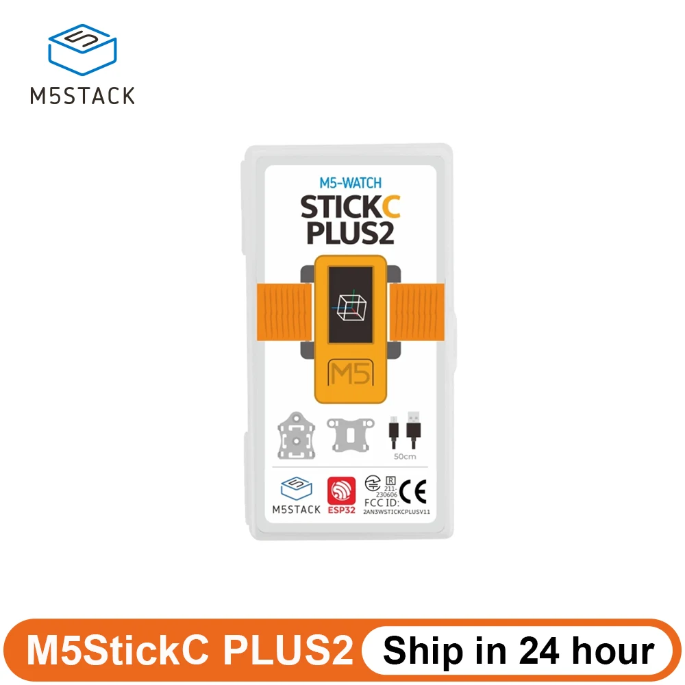 Official M5Stack M5StickC PLUS2 ESP32-PICO Mini IoT Development Kit BLE and WiFi Bigger Screen IoT Controller