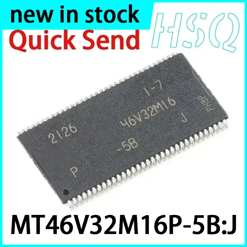 2PCS MT46V32M16P-5B:J 46V32M16 TSOP66 Memory Chip New in Stock